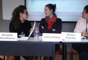 AAE Regional Operations Coordinator Nicoletta Roccabianca (left) and Program Associate Laura Parker