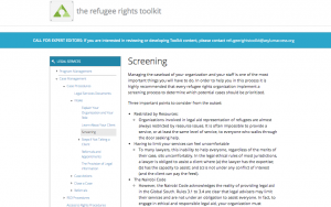 refugee rights toolkit