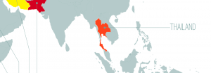 Thailand map Asylum Access